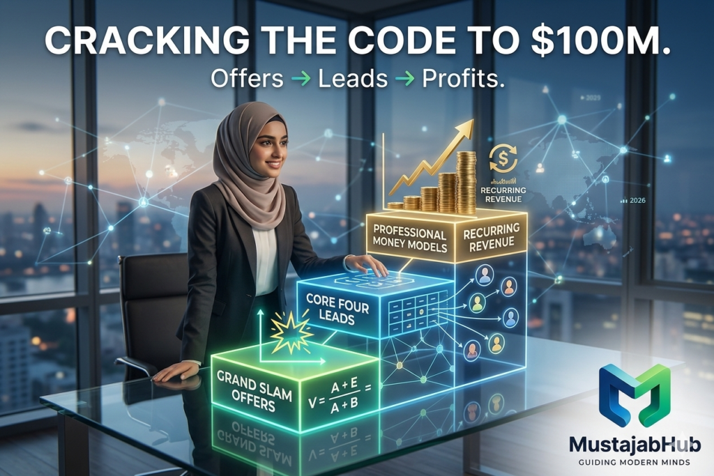 Alex Hormozi 100M Series Business Lessons: The Ultimate Scale Blueprint Alex Hormozi 100M Series Business LessonsUltimate Blueprint- https://mustajabhub.com/alex-hormozi-100m-series-business-lessons/ Alex Hormozi 100M Series Business Lessons:Ultimate Blueprint Master the complete Alex Hormozi 100M series business lessons. Learn exact frameworks for grand slam offers, the Core Four lead systems, recurring cash models.