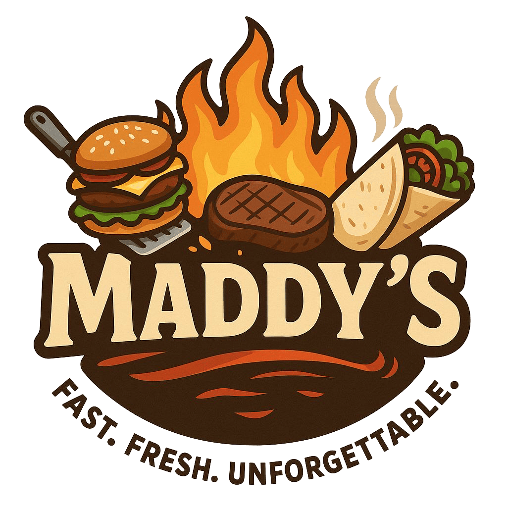 maddys cafe logo for mustajab hub