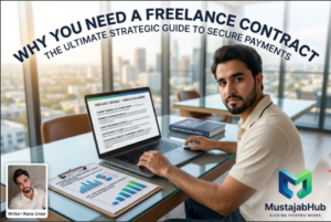 Relying on casual email agreements is the fastest way to lose thousands in unpaid revenue. This definitive guide breaks down exactly why you need a freelance contract, maps out the non-negotiable legal clauses for modern service providers, and compares top automation tools to secure your income permanently. https://mustajabhub.com/why-you-need-a-freelance-contract/- why you need a freelance contract- freelance contract template, freelancing tips, freelancing 2026, freelancing 2027, mustajabhub.com