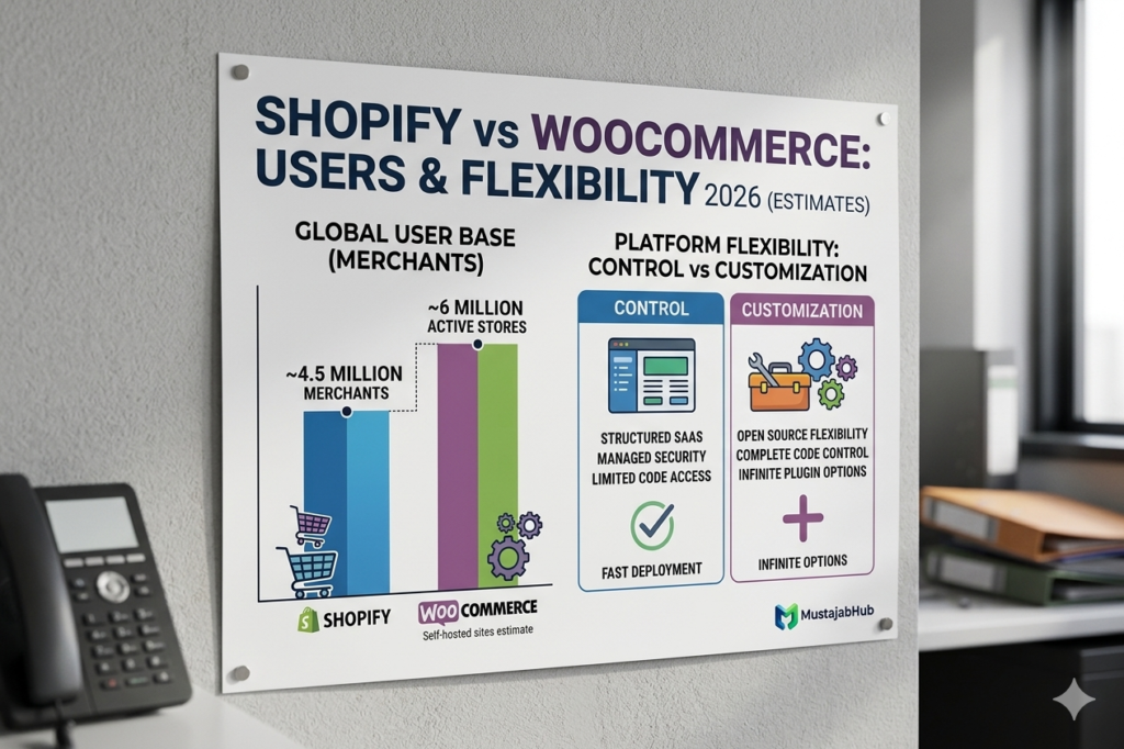 Shopify-vs-WooCommerce-2026-Best-for-Pakistan-US-Stores by mustajabhub