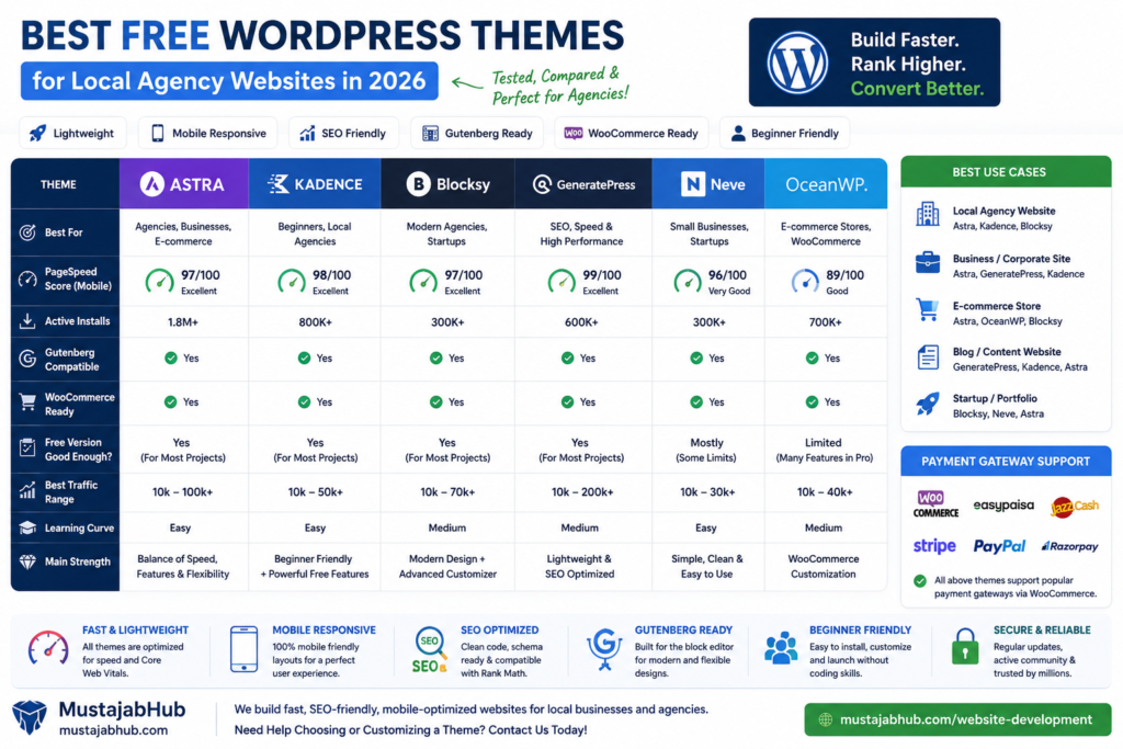 Best Free WordPress Themes for Local Agency (2026 Speed Tested) best free wordpress theme for local agency by mustajabhub, _ best free wordpress themes,
wordpress themes free download professional,
wordpress agency theme free
,free wordpress themes for business,
free wordpress business website themes
wordpress free company theme,
digital marketing agency wordpress theme free,
free wordpress theme builder,
wordpress free template, mustajabhub.com