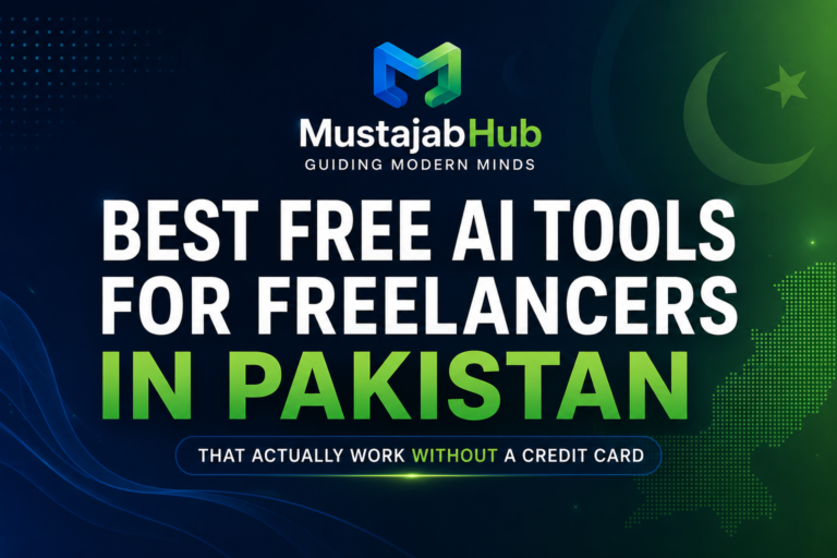 Best Free AI Tools for Freelancers in Pakistan (That Actually Work Without a Credit Card) best free AI tools for freelancers in Pakistan _ AI tools for Pakistani freelancers, ChatGPT Pakistan, Canva Pakistan, Grammarly Pakistan, free AI writing tools Pakistan, AI tools without credit card Pakistan, freelancing tools Pakistan, AI tools for Fiverr beginners, AI tools for Upwork freelancers, online earning tools Pakistan,