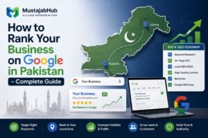 How to Rank on Google in Pakistan - How to Rank Your Business on Google in Pakistan by mustajabhub.com. https://mustajabhub.com/how-to-rank-on-google-in-pakistan/ How to Rank Your Business on Google in Pakistan (2026 Guide) Want to rank on Google in Pakistan? This complete 2026 guide covers keyword research, technical SEO, local SEO, and AI search — with real data and steps.