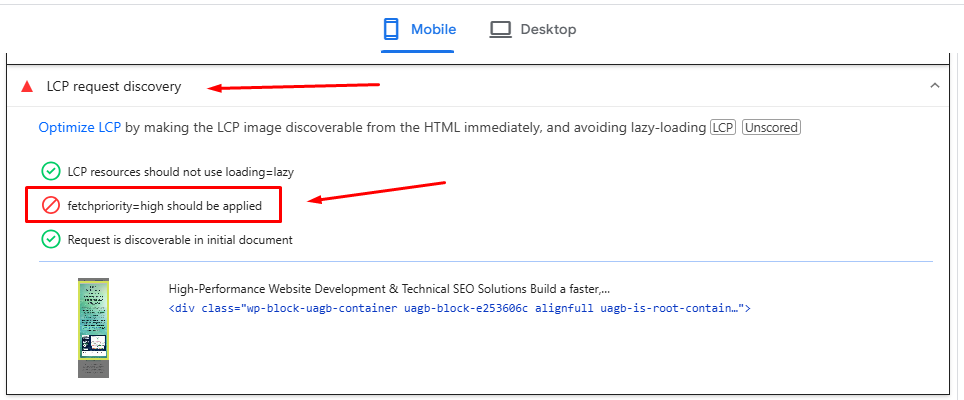 How to Fix Largest Contentful Paint (LCP) in WordPress — Pakistan Sites LCP fix and render block fix by mustajabhub.com. What Is fetchpriority="high"?