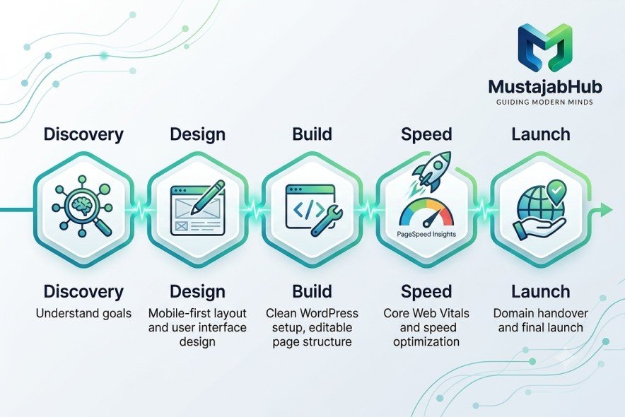 How to Find the Best Web Developer in Gujranwala Best Web Developer in Gujranwala (Checklist) by mustajabhub.com - https://mustajabhub.com/best-web-developer-in-gujranwala/
How to Find the Best Web Developer in Gujranwala (2026...
Searching for the best web developer in Gujranwala? Learn the 5 questions to ask, the red flags to avoid, and what a real professional website should include.