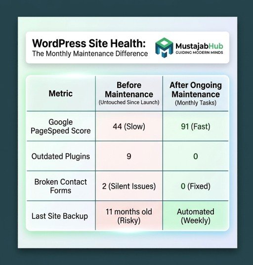 WordPress Website Maintenance Checklist for Pakistani Businesses (Monthly Tasks) WordPress Website Maintenance Pakistan Checklist for Businesses (Monthly Tasks)