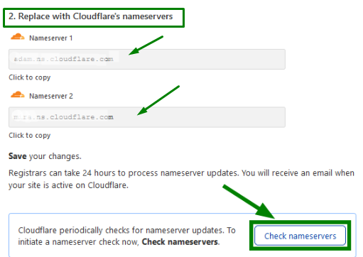 cloudflare nameserver add and save by mustajabhub.com. Change Your Domain Nameservers